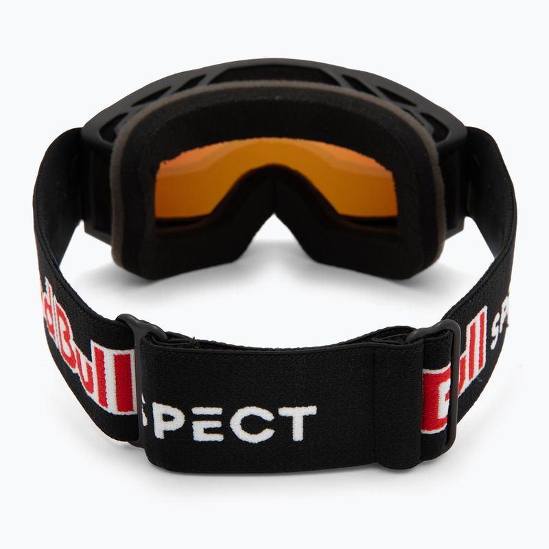 Gogle narciarskie Red Bull SPECT Neon black/orange with red mirror 3
