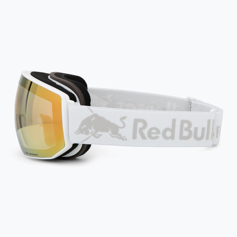 Gogle narciarskie Red Bull Spect Fink Photo matt white/brown with gold chrom x 4