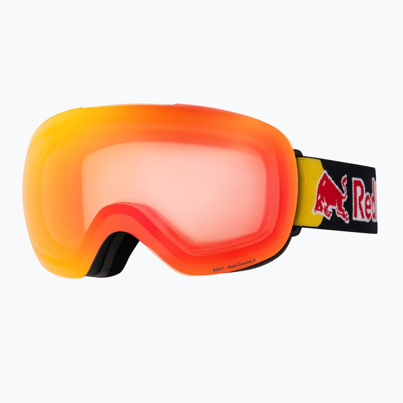 Gogle narciarskie Red Bull Spect Bent Photo matt black/brown with red chrom x 2