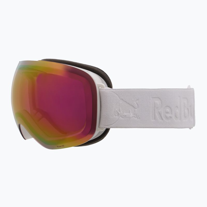 Gogle narciarskie Red Bull Spect Bent matt white/red with pink purple mirror 2