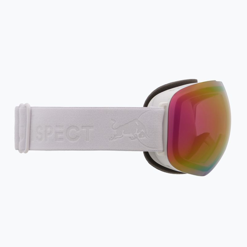 Gogle narciarskie Red Bull Spect Bent matt white/red with pink purple mirror 3