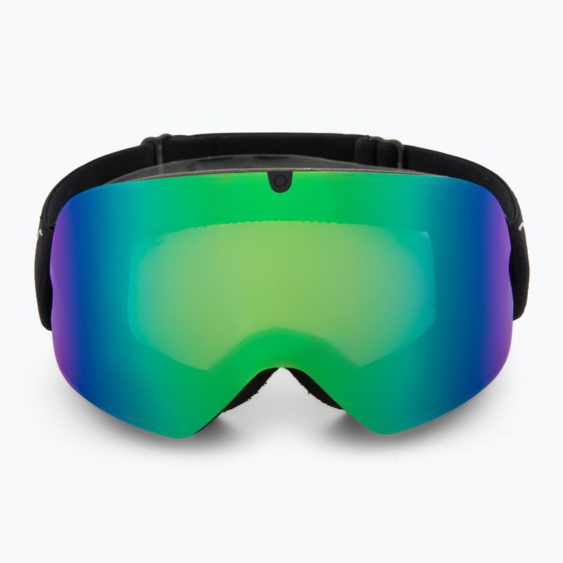 Gogle narciarskie Red Bull SPECT Rush matt black/brown with green mirror 2