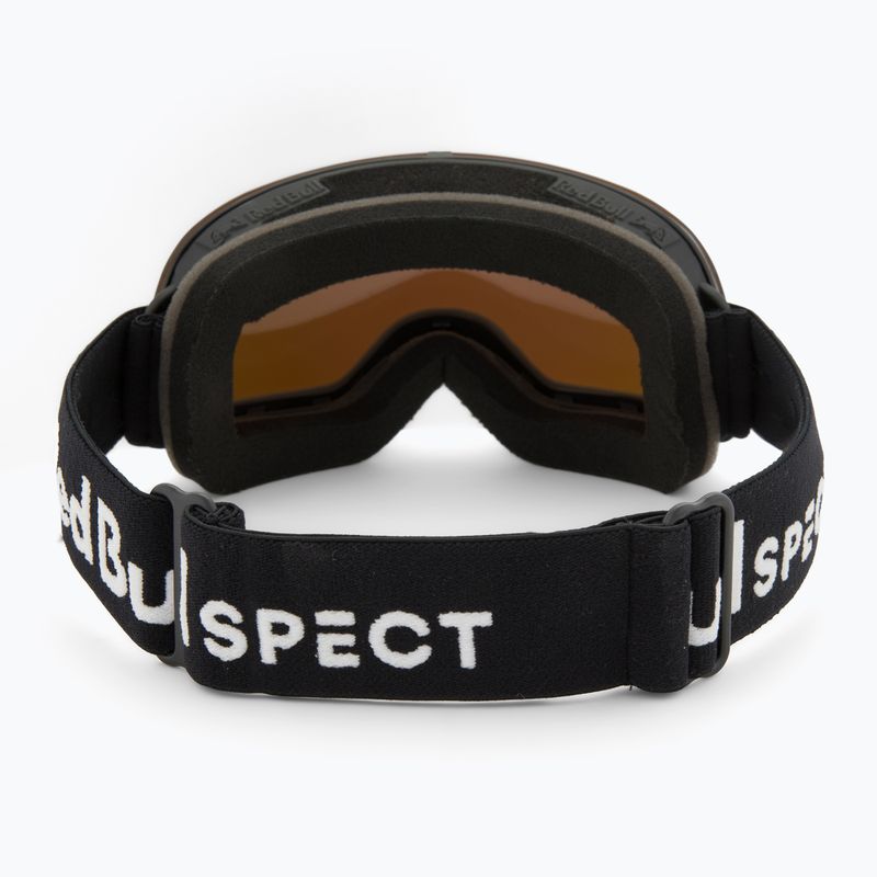 Gogle narciarskie Red Bull SPECT Rush matt black/brown with green mirror 3