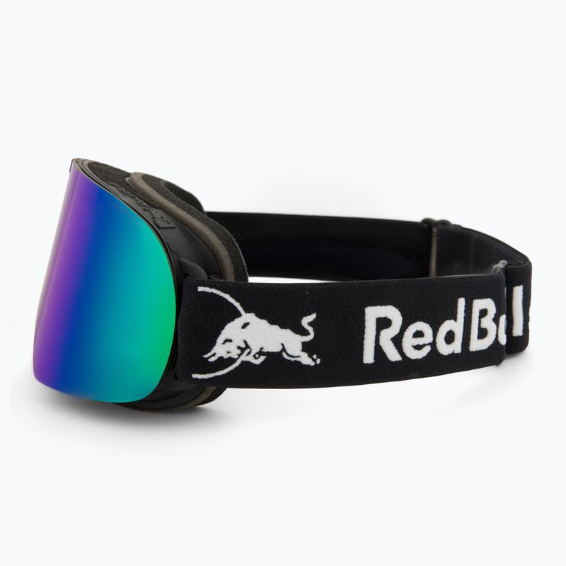 Gogle narciarskie Red Bull SPECT Rush matt black/brown with green mirror 4