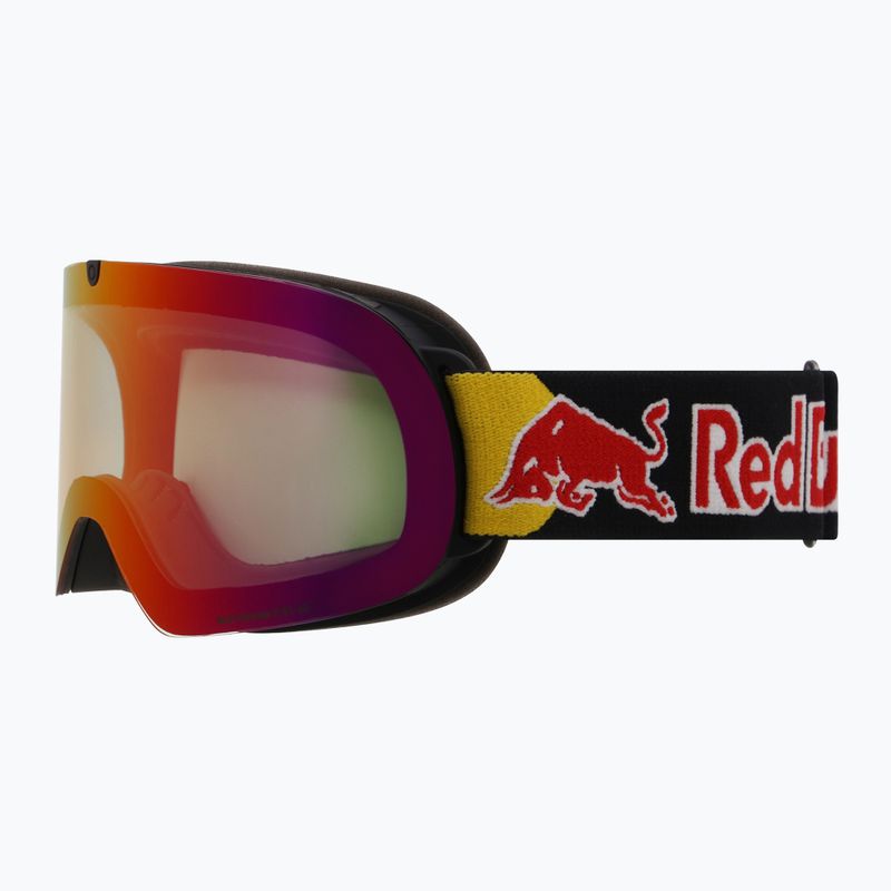 Gogle narciarskie Red Bull SPECT Soar Photo matt black/brown with red chrome x 2