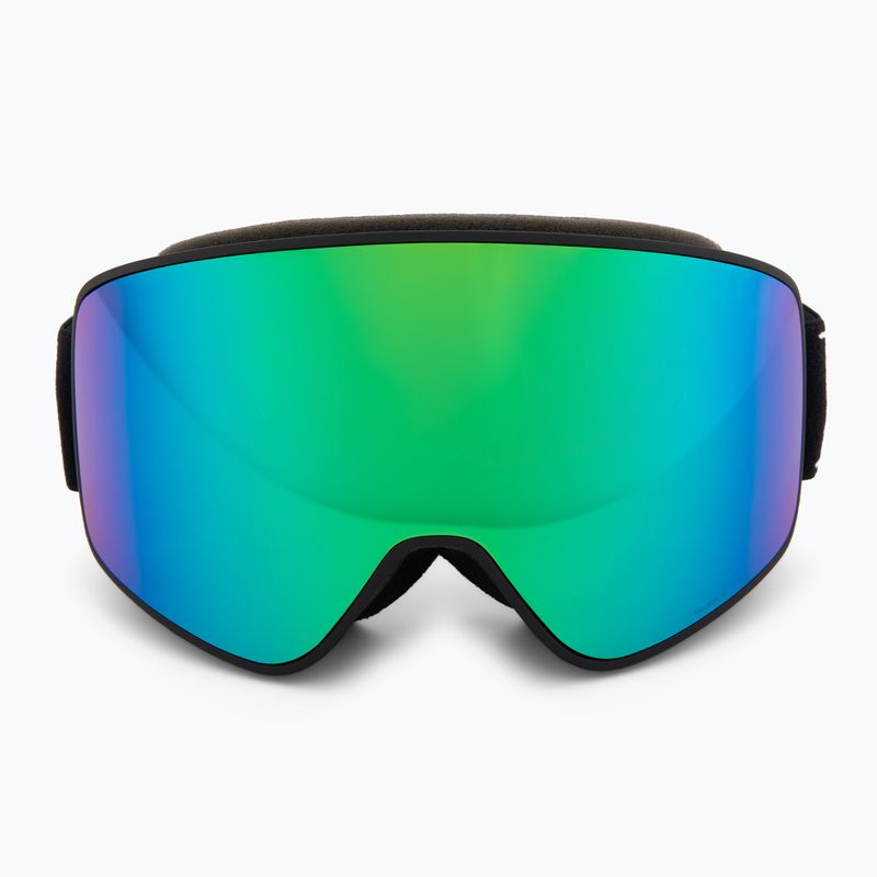Gogle narciarskie Red Bull SPECT Rush matt black/brown with green mirror 2