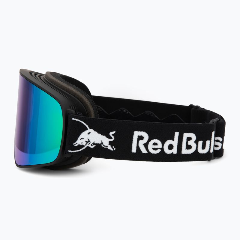 Gogle narciarskie Red Bull SPECT Rush matt black/brown with green mirror 4