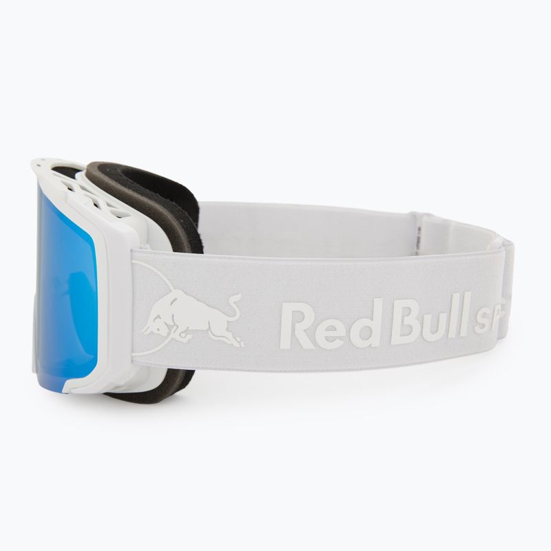 Gogle Red Bull SPECT Jibb matt white/smoke with blue mirror 4
