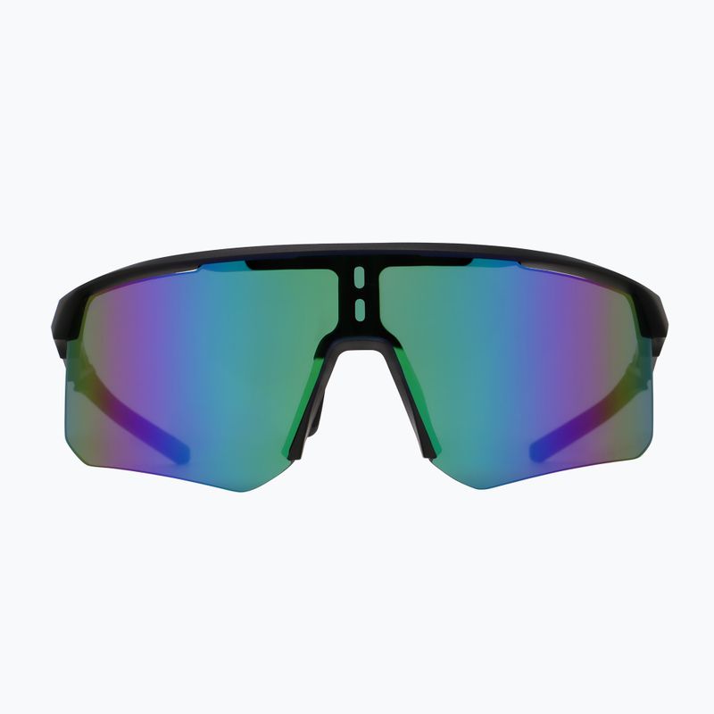 Okulary przeciwsłoneczne Red Bull SPECT Riddle black/smoke with purple green mirror 2