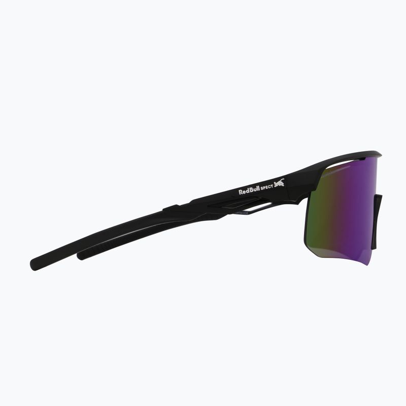 Okulary przeciwsłoneczne Red Bull SPECT Riddle black/smoke with purple green mirror 4
