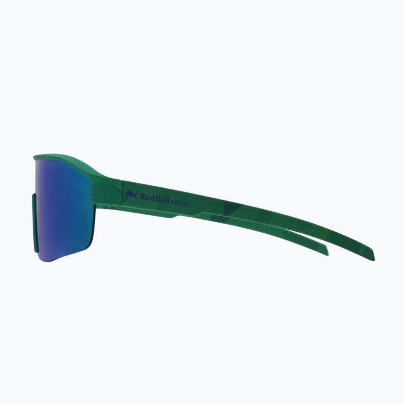 Okulary przeciwsłoneczne Red Bull SPECT Dundee matt turquoise pattern/smoke green-purple mirror 5