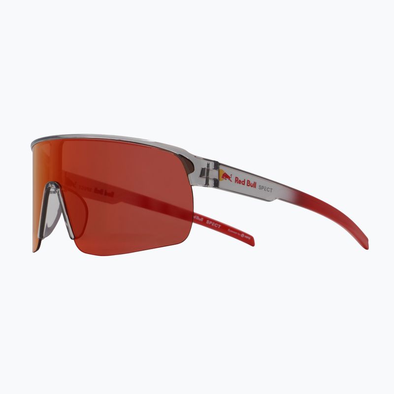 Okulary przeciwsłoneczne Red Bull SPECT Dakota light grey/brown with red-orange mirror 3