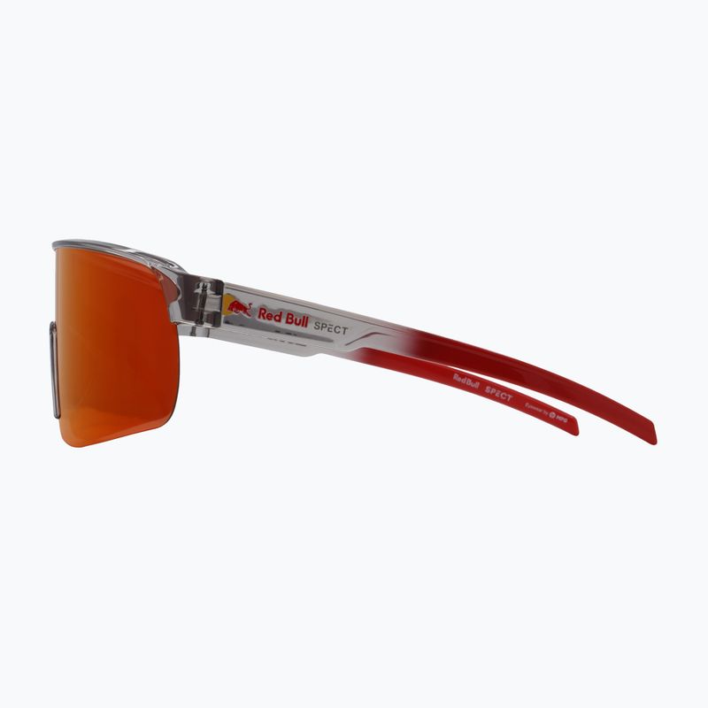 Okulary przeciwsłoneczne Red Bull SPECT Dakota light grey/brown with red-orange mirror 4