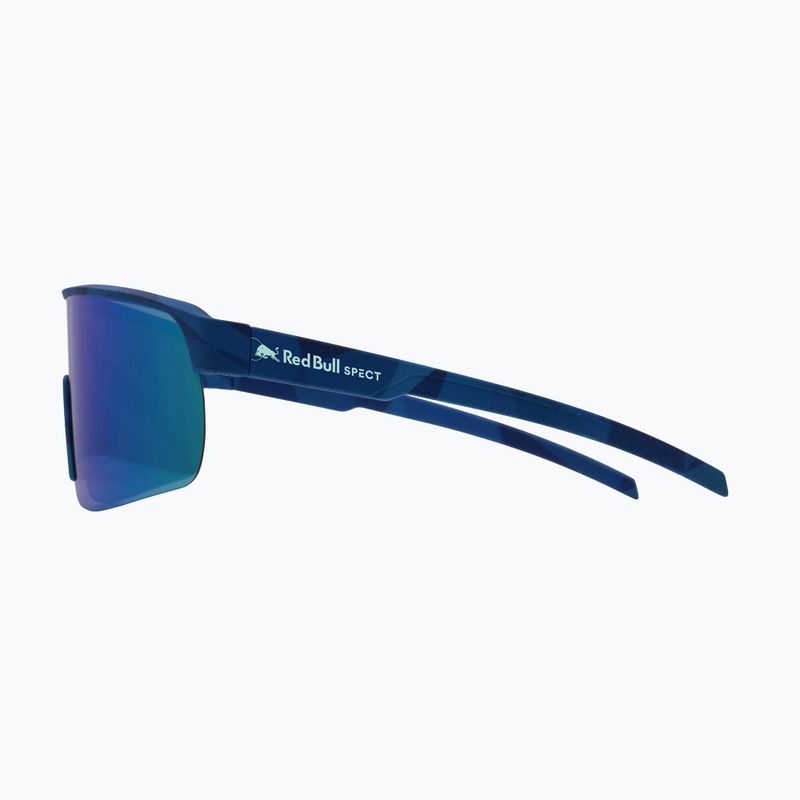 Okulary przeciwsłoneczne Red Bull SPECT Dakota matt blue/smoke with green-purple mirror 3
