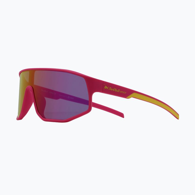 Okulary przeciwsłoneczne Red Bull SPECT Dash neon pink/smoke with pink-yellow mirror 4