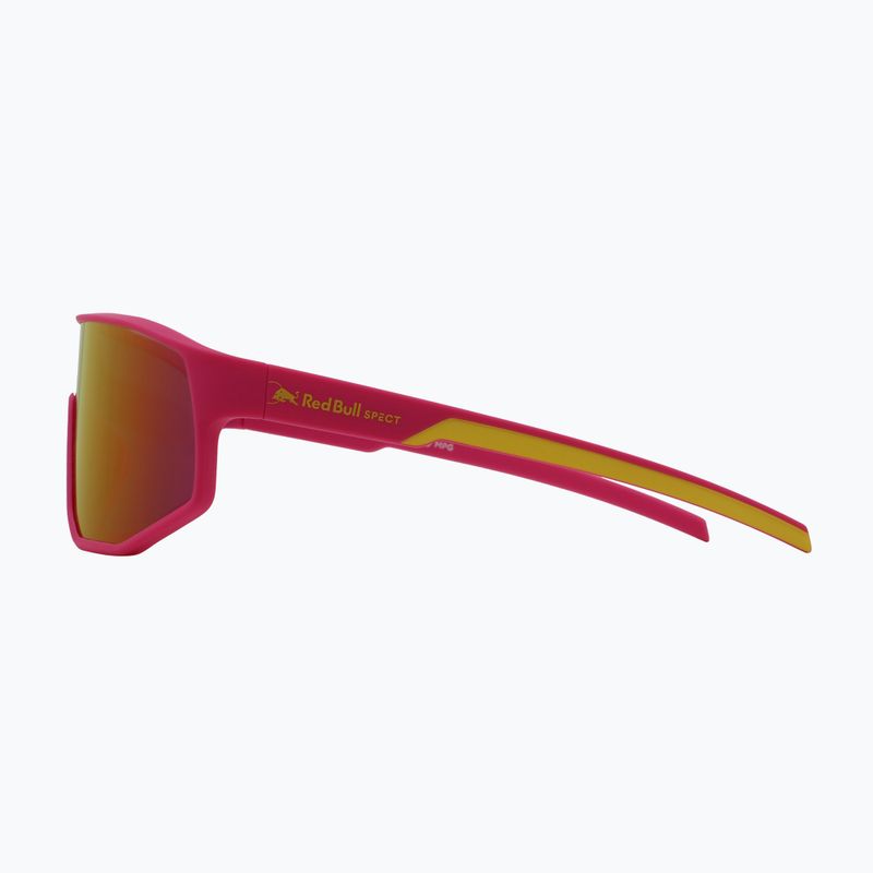 Okulary przeciwsłoneczne Red Bull SPECT Dash neon pink/smoke with pink-yellow mirror 5