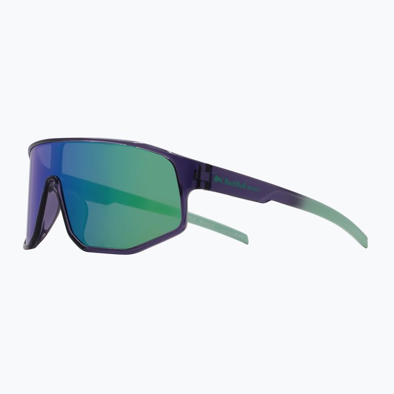 Okulary przeciwsłoneczne Red Bull SPECT Dash dark purple/smoke with green-purple mirror 2