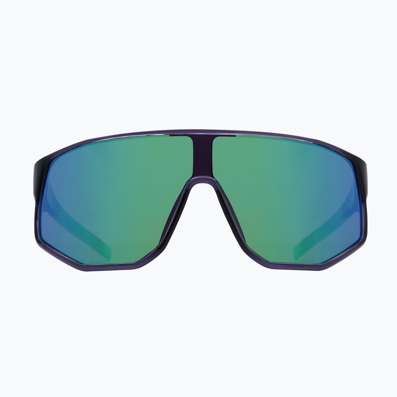 Okulary przeciwsłoneczne Red Bull SPECT Dash dark purple/smoke with green-purple mirror 3