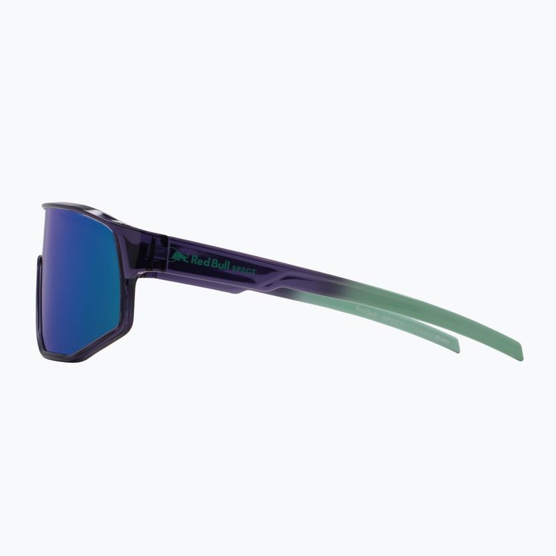 Okulary przeciwsłoneczne Red Bull SPECT Dash dark purple/smoke with green-purple mirror 5