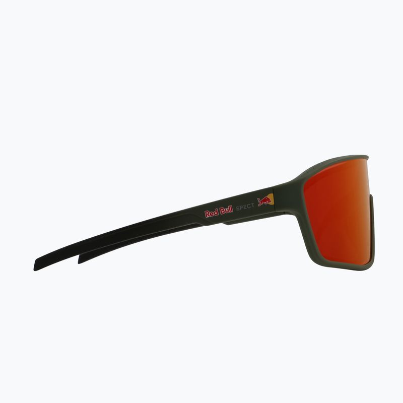 Okulary przeciwsłoneczne Red Bull SPECT Daft soft touch olive/brown red/orange mirror 4