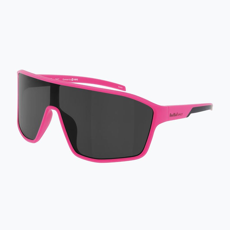 Okulary przeciwsłoneczne Red Bull SPECT Daft matt neon pink/ smoke 2