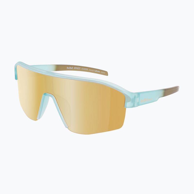 Okulary przeciwsłoneczne Red Bull SPECT Dundee matt clear light blue/ brown with gold mirror 2