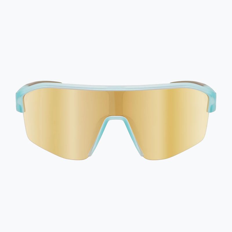 Okulary przeciwsłoneczne Red Bull SPECT Dundee matt clear light blue/ brown with gold mirror 3