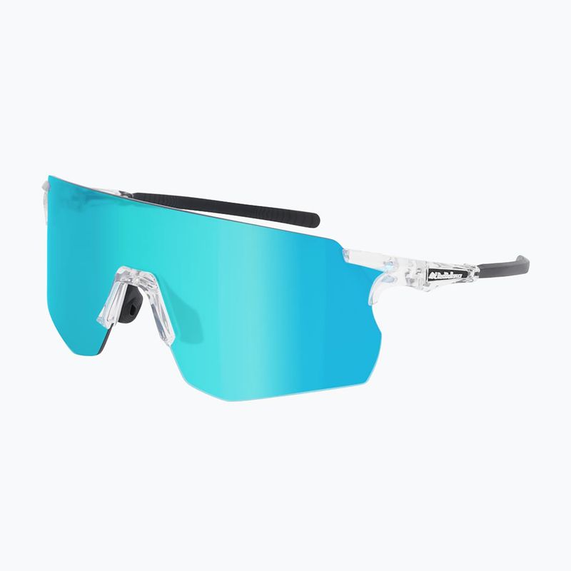 Okulary przeciwsłoneczne Red Bull SPECT Ruffy shiny clear/ smoke with blue mirror 2