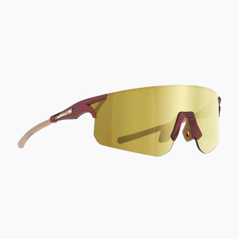 Okulary przeciwsłoneczne Red Bull SPECT Ricky IB matt metallic mauve/ brown with gold mirror