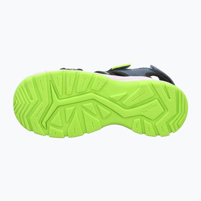Sandały dziecięce Superfit Tornado Light blue/yellow 3