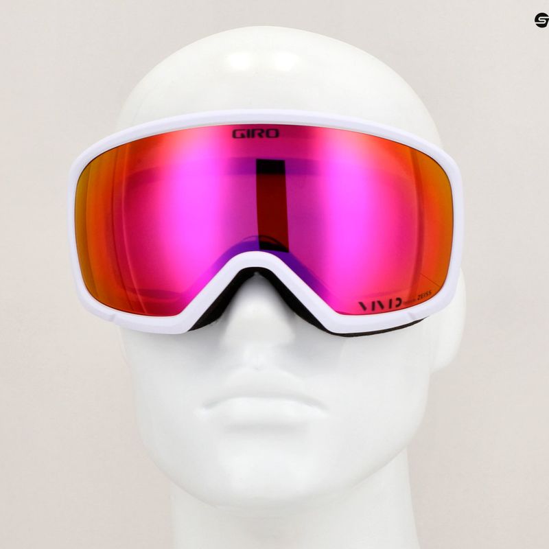 Gogle narciarskie damskie Giro Millie W white core light/vivid pink 10