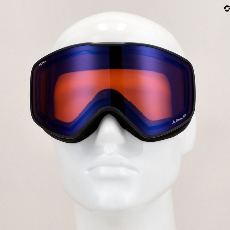 Gogle narciarskie Julbo Pulse black/goldange/flash blue 7