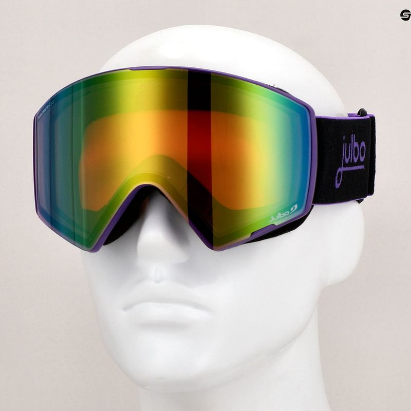 Gogle narciarskie Julbo Razor Edge Reactiv Glare Control purple/black/flash green 10