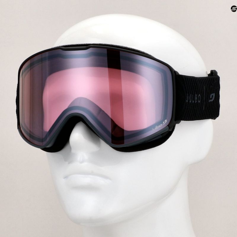 Gogle narciarskie Julbo Alpha black/pink/flash silver 7