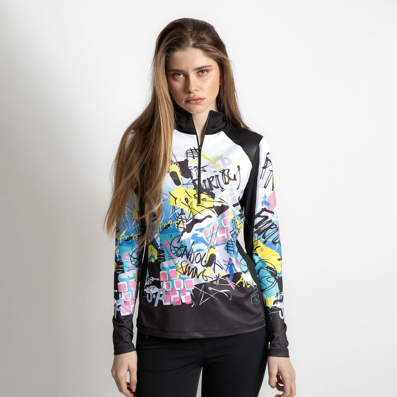 Bluza damska Sportalm Bonny Print black 2