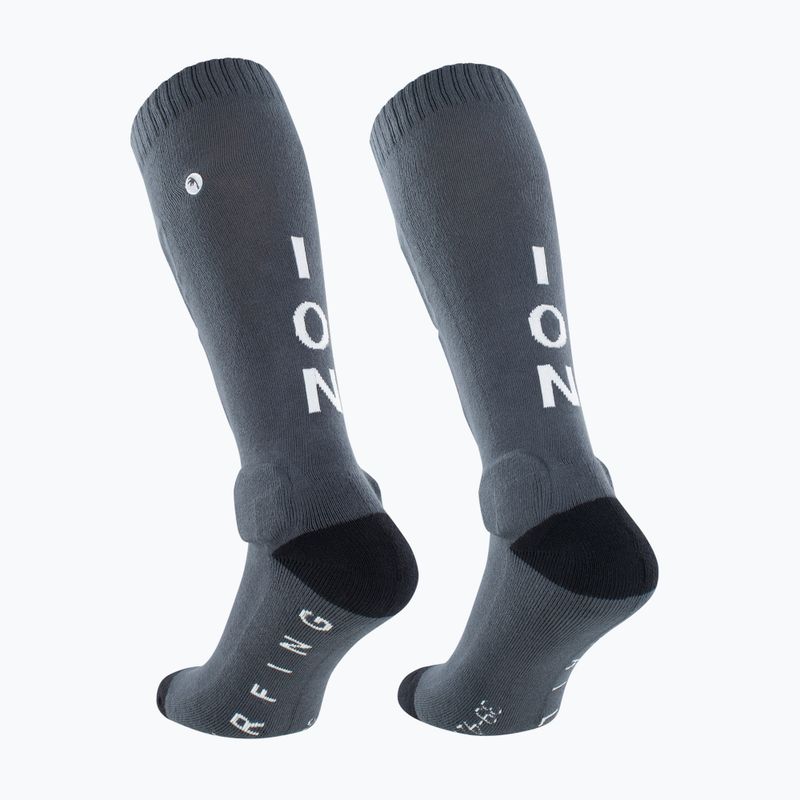 Ochraniacze rowerowe na piszczele ION Pads Bd-Sock thunder grey 5