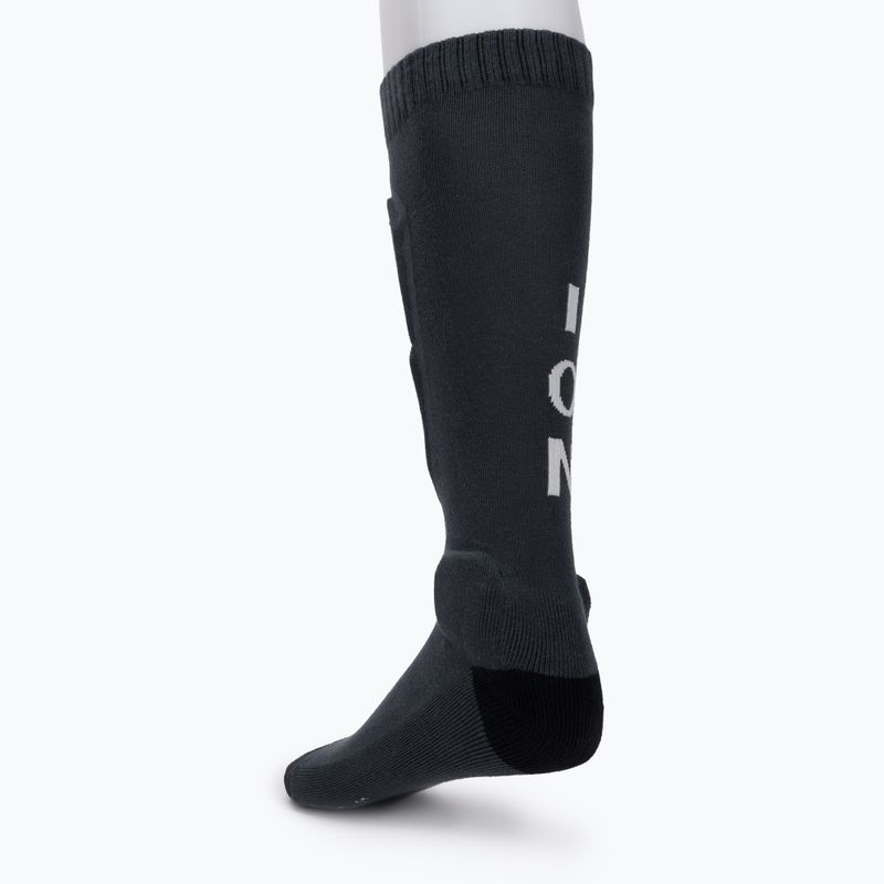 Ochraniacze rowerowe na piszczele ION Pads Bd-Sock thunder grey 2