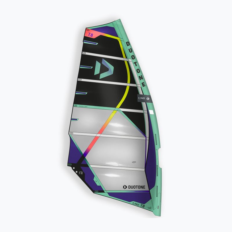 Żagiel do windsurfingu DUOTONE S_Pace black/pistachio