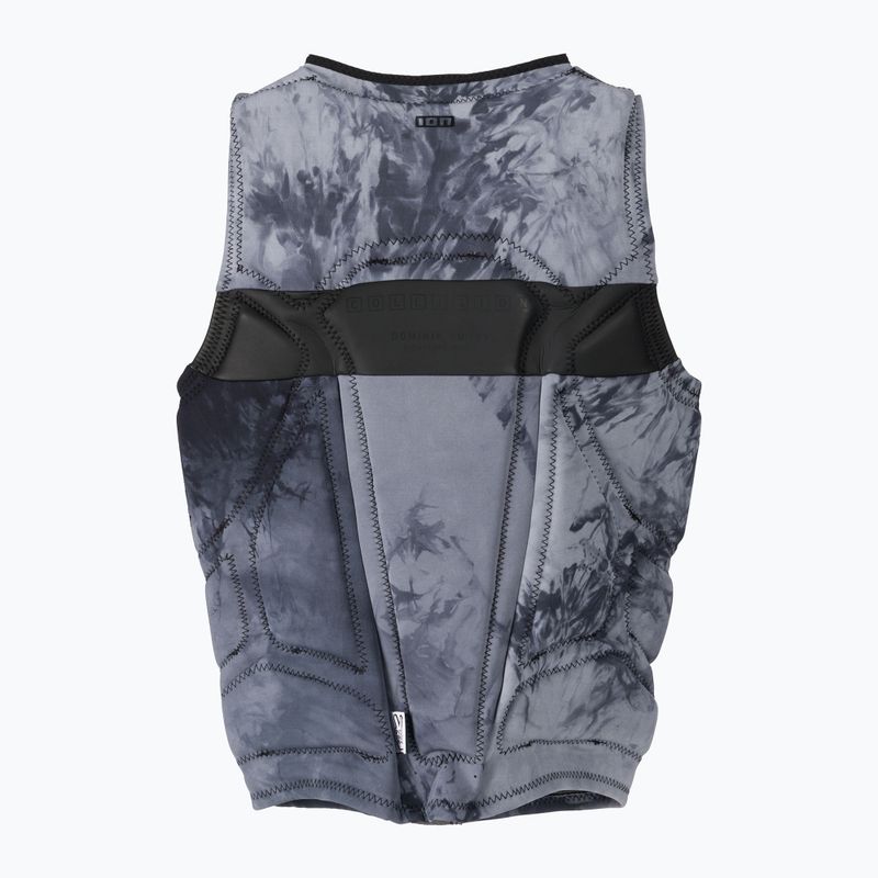 Kamizelka ochronna męska ION Collision Select Front Zip tiedye ltd grey 2