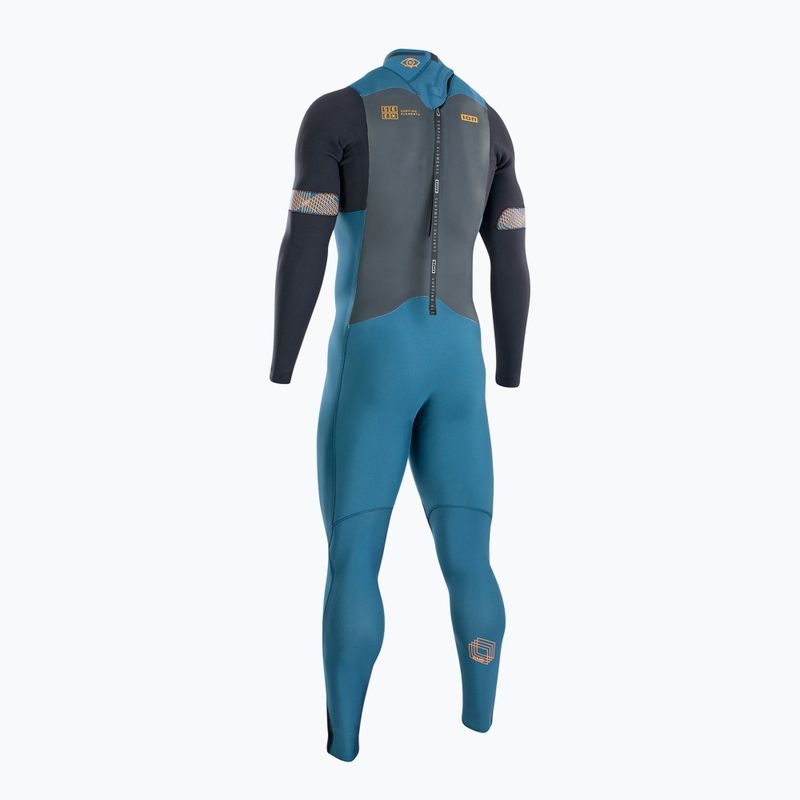 Pianka do pływania męska ION Seek Amp 4/3 mm Back Zip petrol 2