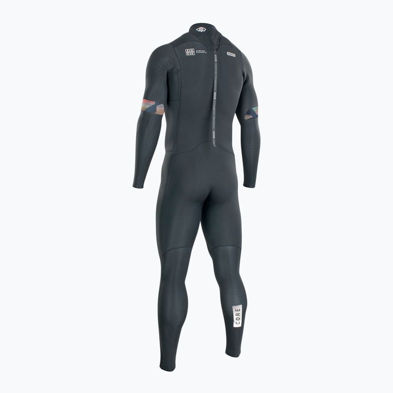 Pianka do pływania męska ION Seek Core 5/4 mm Back Zip 2022 black 2
