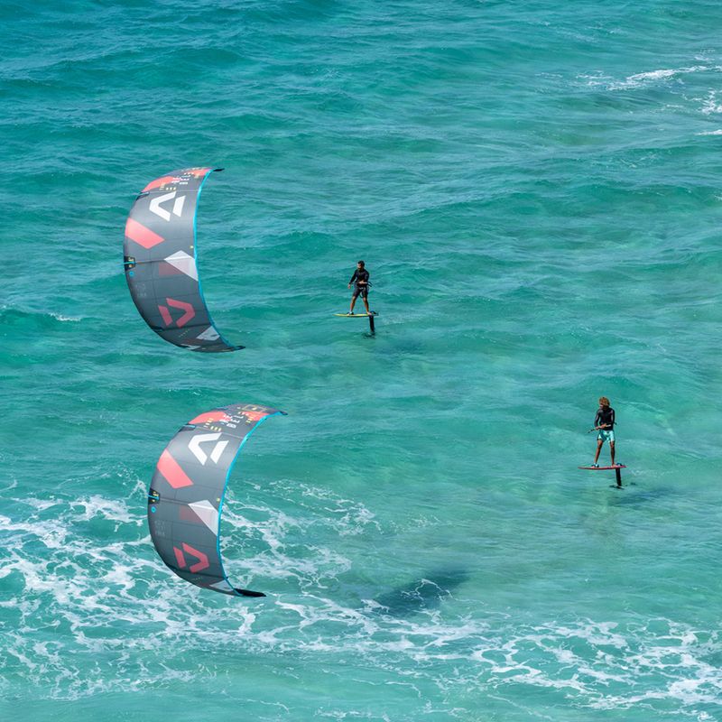 Latawiec kitesurfingowy DUOTONE Rebel SLS 2022 grey/coral red 2