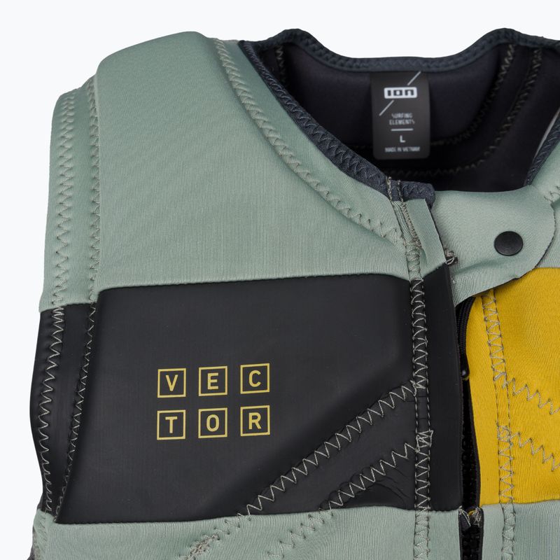 Kamizelka ochronna męska ION Vector Amp Front Zip light olive 5