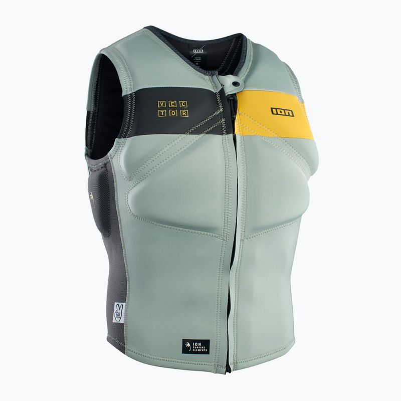 Kamizelka ochronna męska ION Vector Amp Front Zip light olive 8