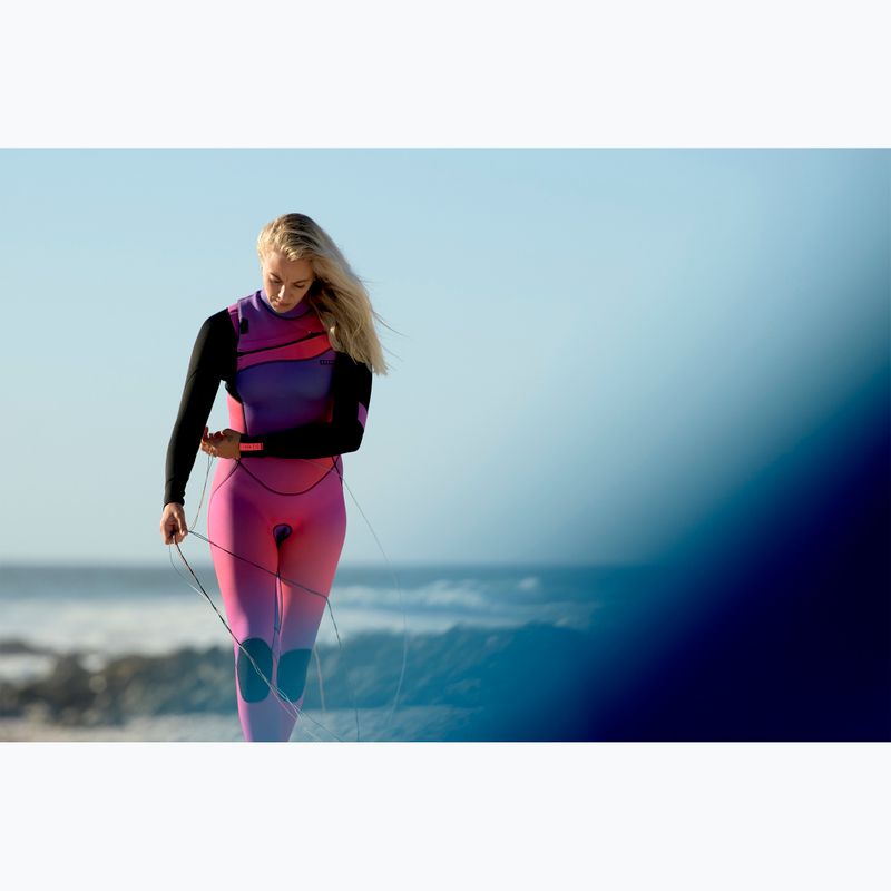 Pianka do pływania damska ION Amaze Core 4/3 mm Front Zip pink gradient 5