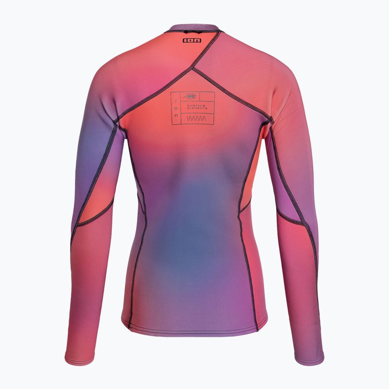 Longsleeve do pływania damski ION Neo Top 2/2 pink gradient 2