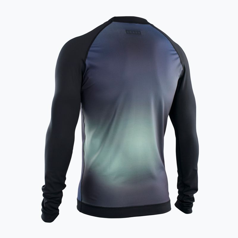 Longsleeve do pływania męski ION Lycra Maze blue gradient 2