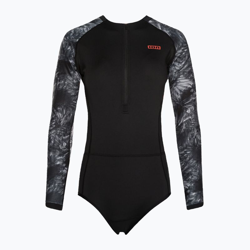 Strój kąpielowy jednoczęściowy damski ION Swimsuit black flowers