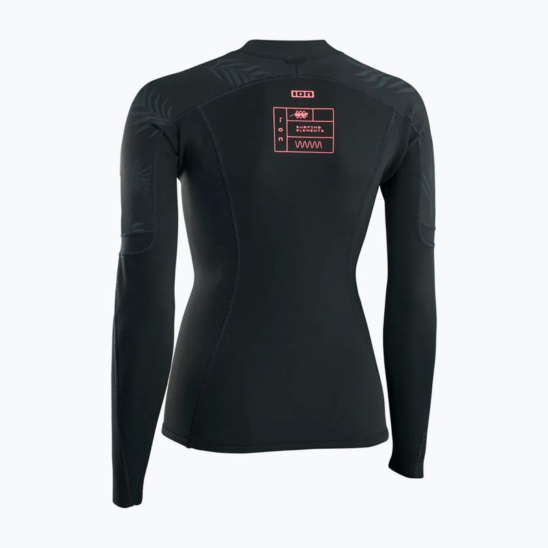 Longsleeve do pływania damski ION Neo Zip Top 1.5 black 3