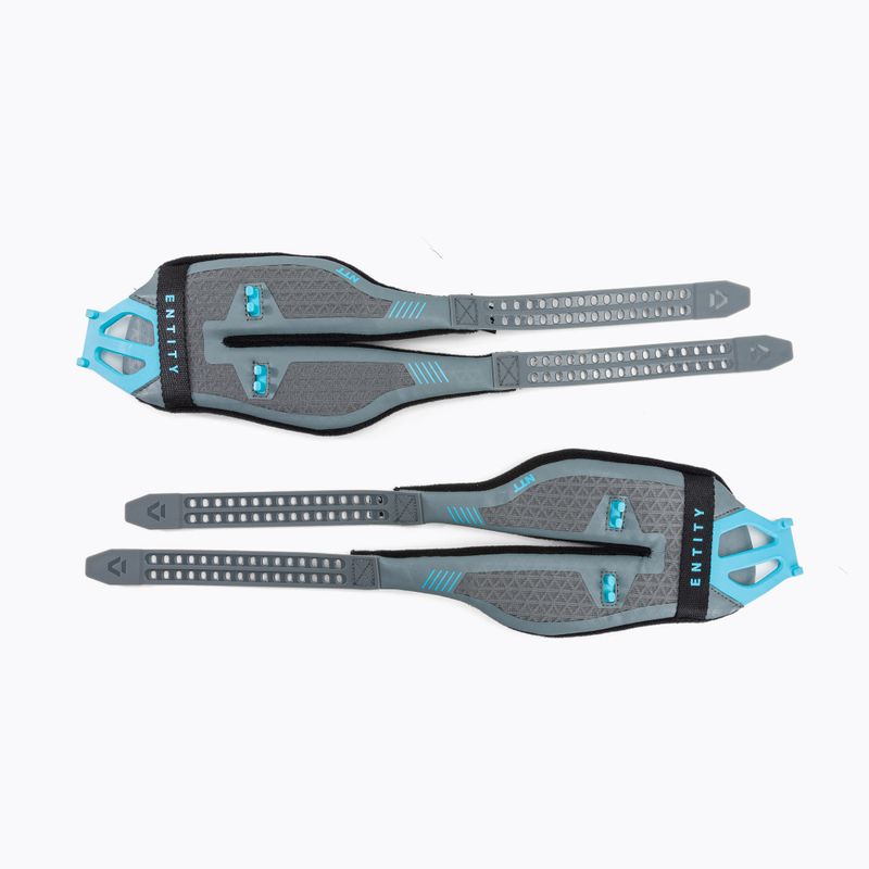 Pady i strapy do kiteboardu DUOTONE Entity Ergo grey/turquoise 5